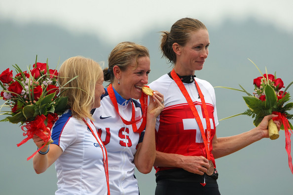 De gauche à droite: Emma Pooley, Kristin Armstrong, Karin Thurig / Crédit photo: Stu Forster/Getty Images AsiaPac