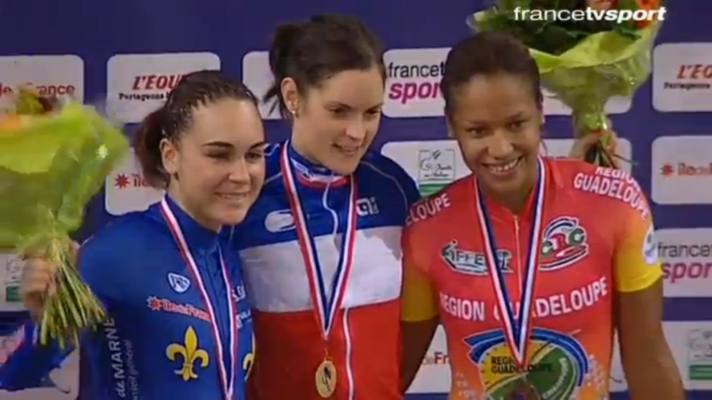 Virginie Cueff, championne de France du 500 mètres