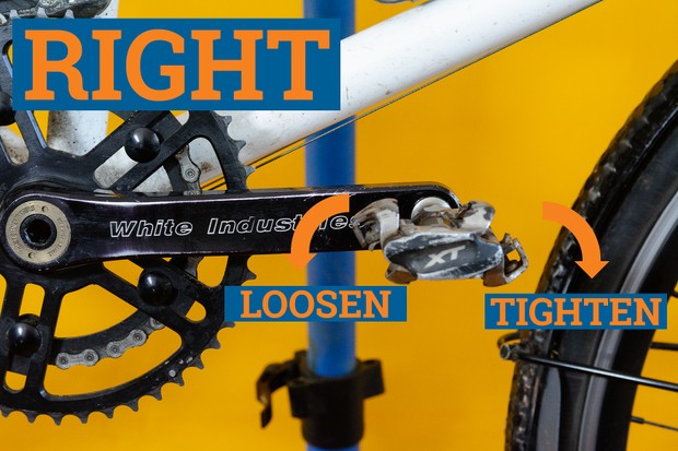 Comment installer et retirer les pédales d'un vélo - dans quel sens tourner la pédale de droite