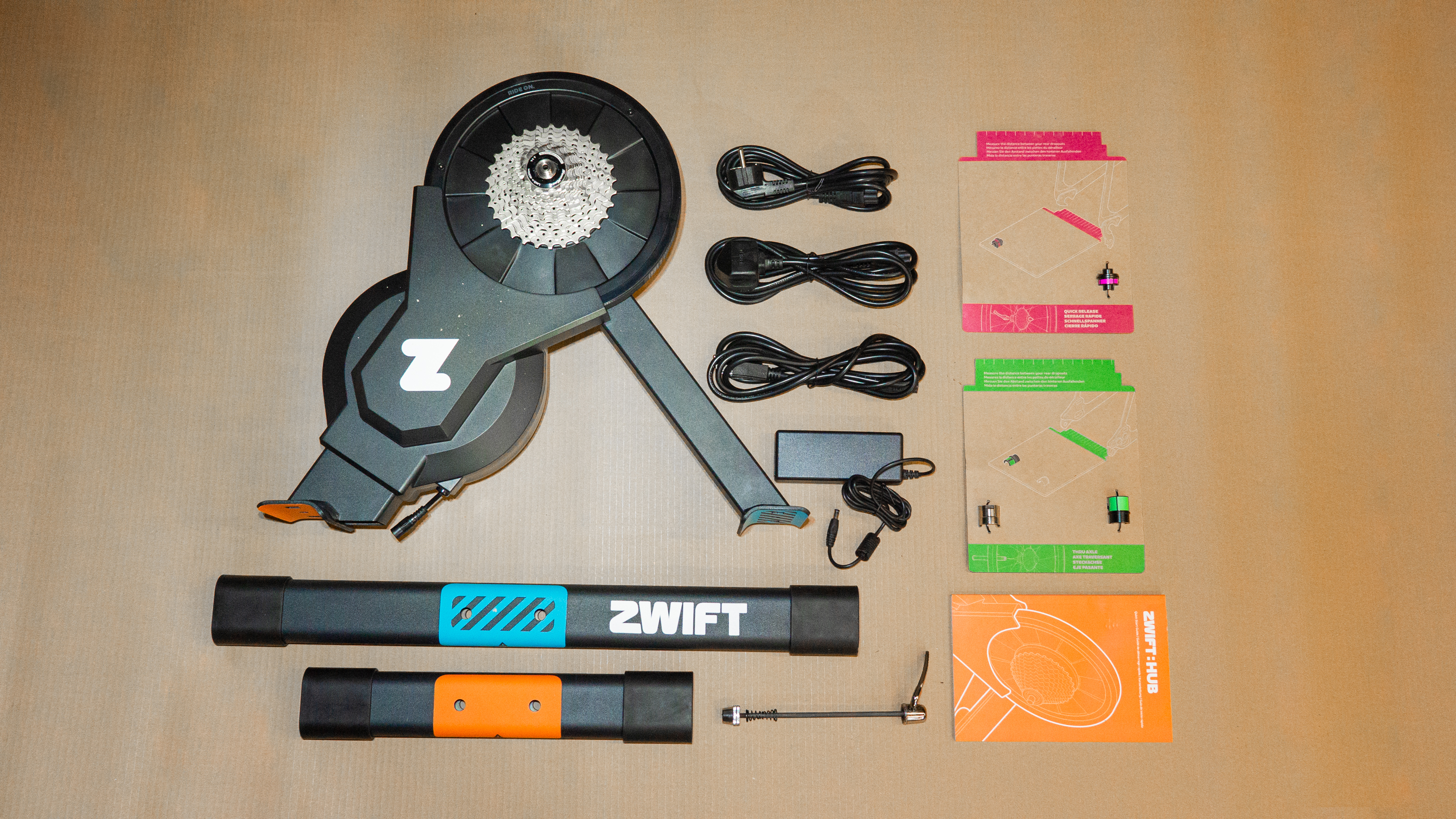 Détails du hub Zwift