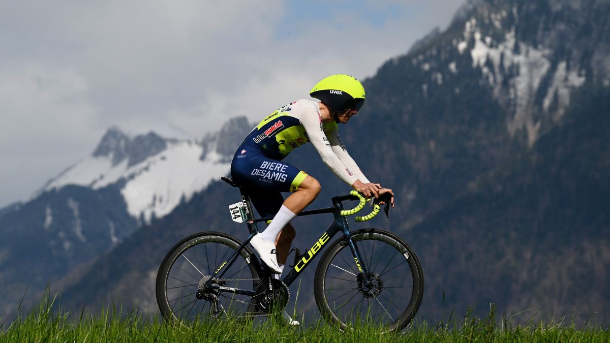 Rui Costa in the Tour de Romandie prologue