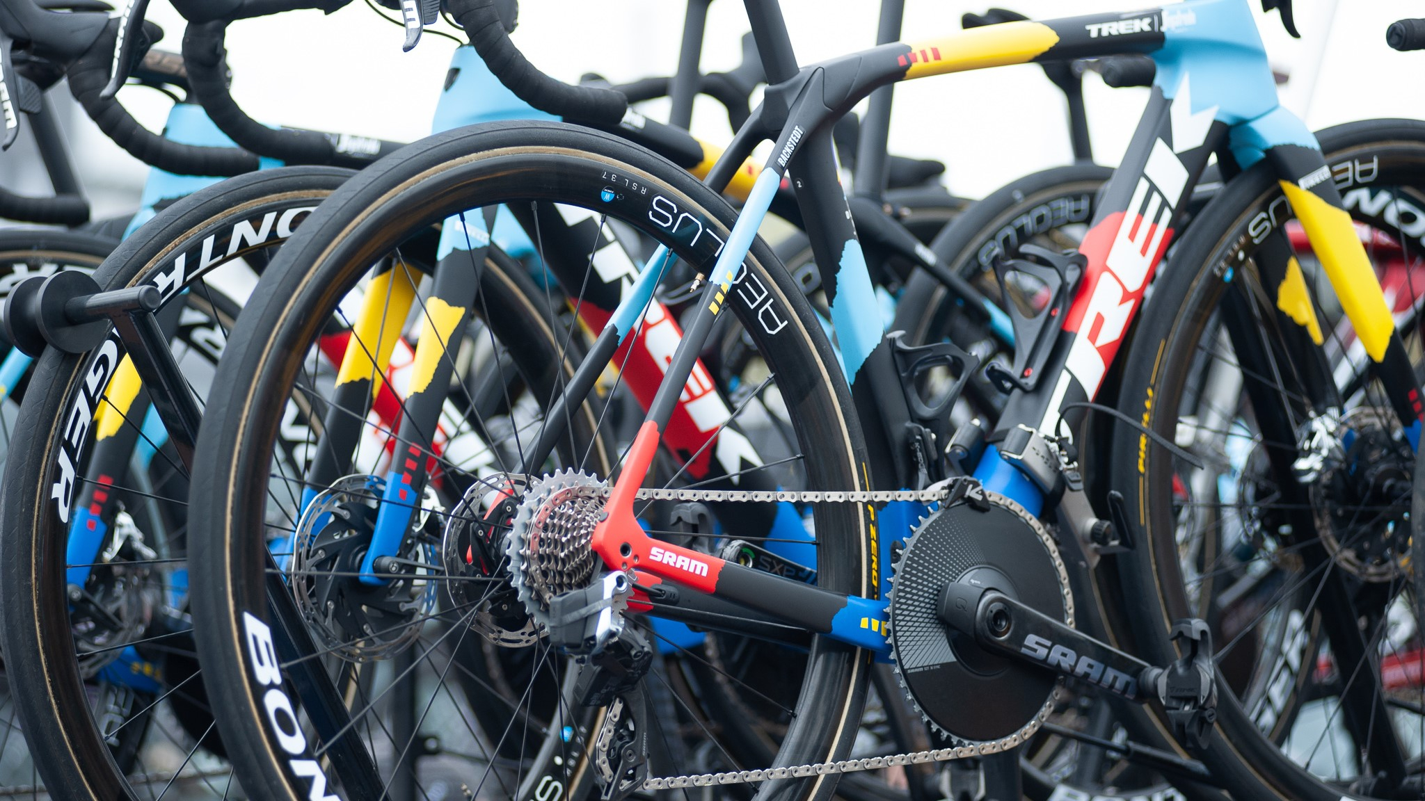 Vélo de l'équipe Trek Domane à Paris Roubaix