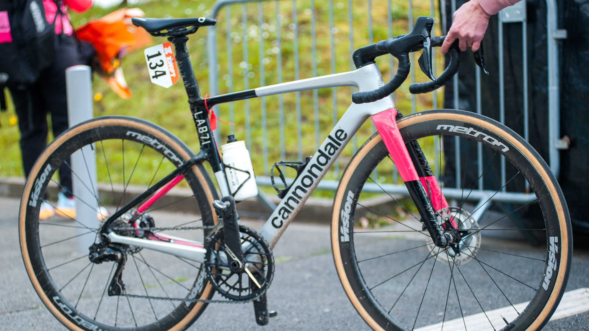 Un Cannondale Supersix après la course