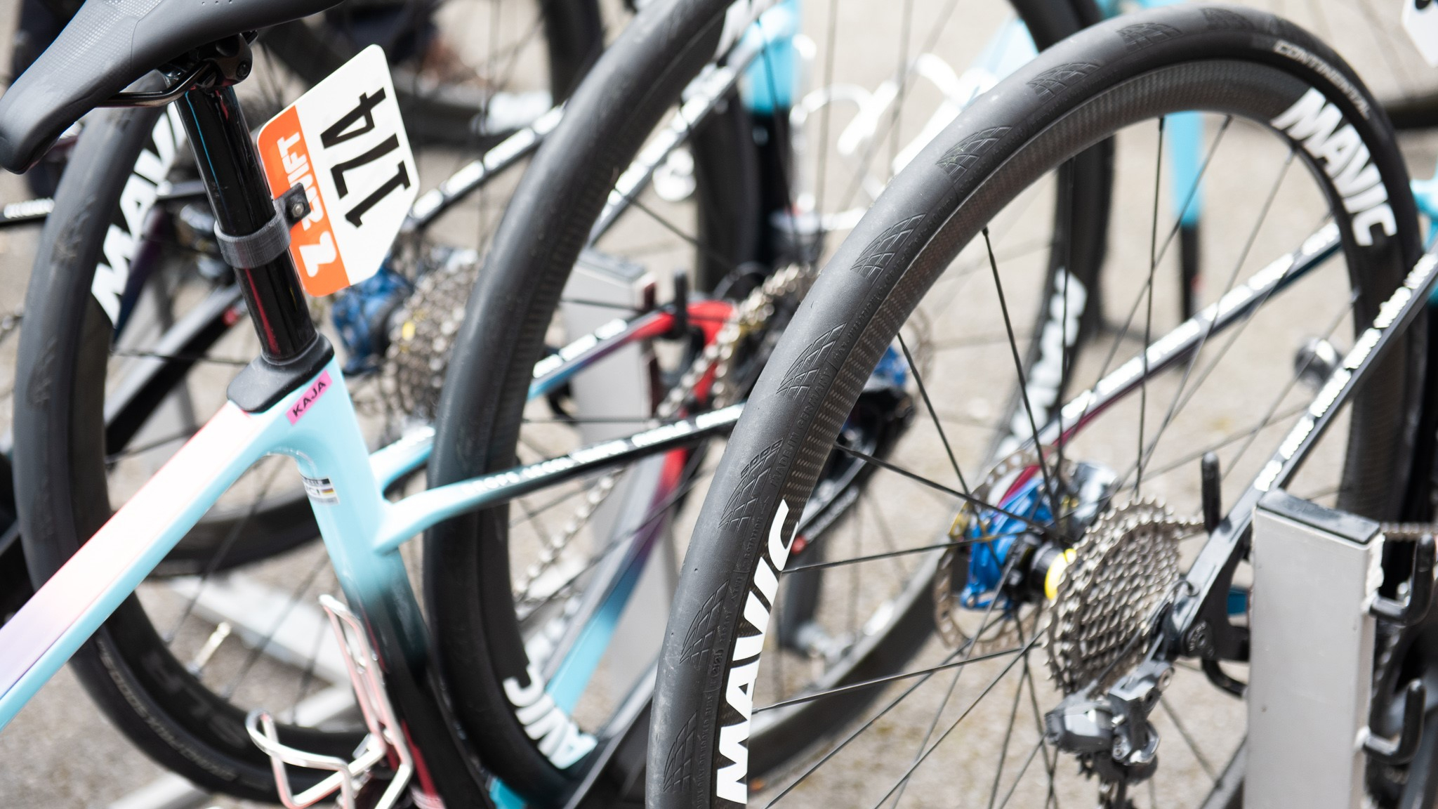 Rotors à disque Hope sur les roues avant Mavic de RIbble