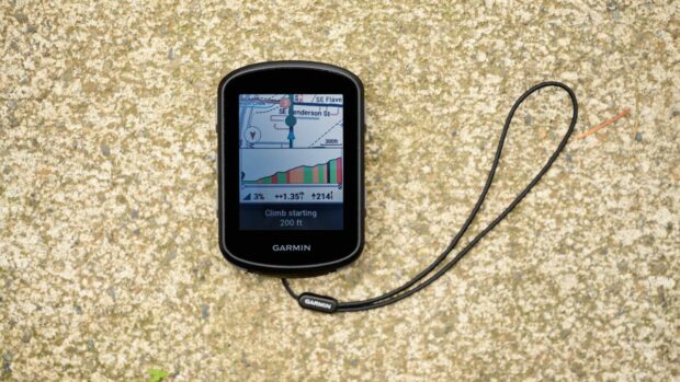 Garmin Edge 540 Climbing screen