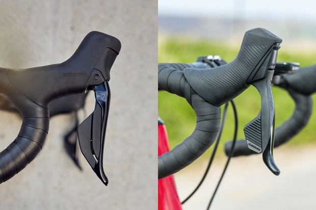 Shimano 105 Di2 contre SRAM Rival eTap AXS