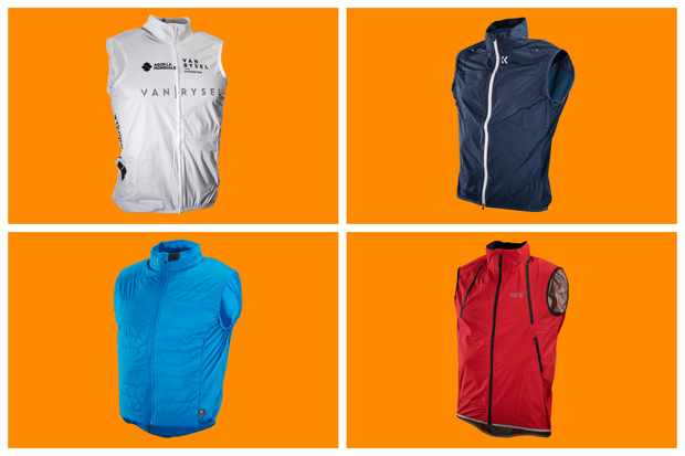 ROCKBROS Gilet de vélo réfléchissant Gilet de course coupe-vent respir –