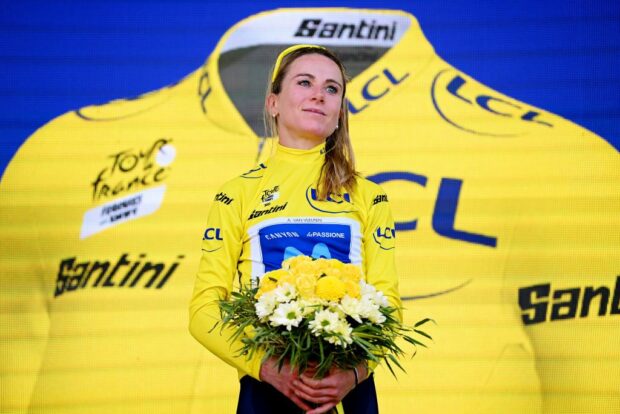 Annemiek van Vleuten (Movistar) champion of the 2022 Tour de France Femmes