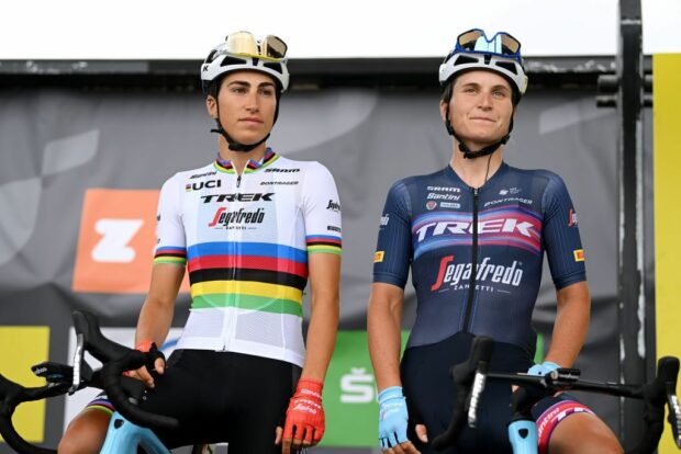 Lidl-Trek’s Elisa Balsamo and Elisa Longo Borghini