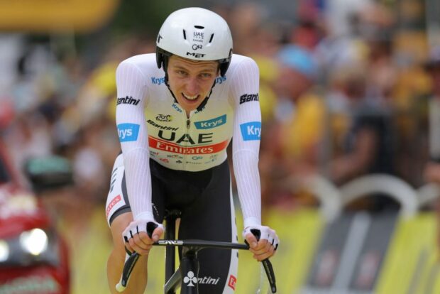 Tour de France: Tadej Pogacar was on the receiving end of time trial despair on stage 16