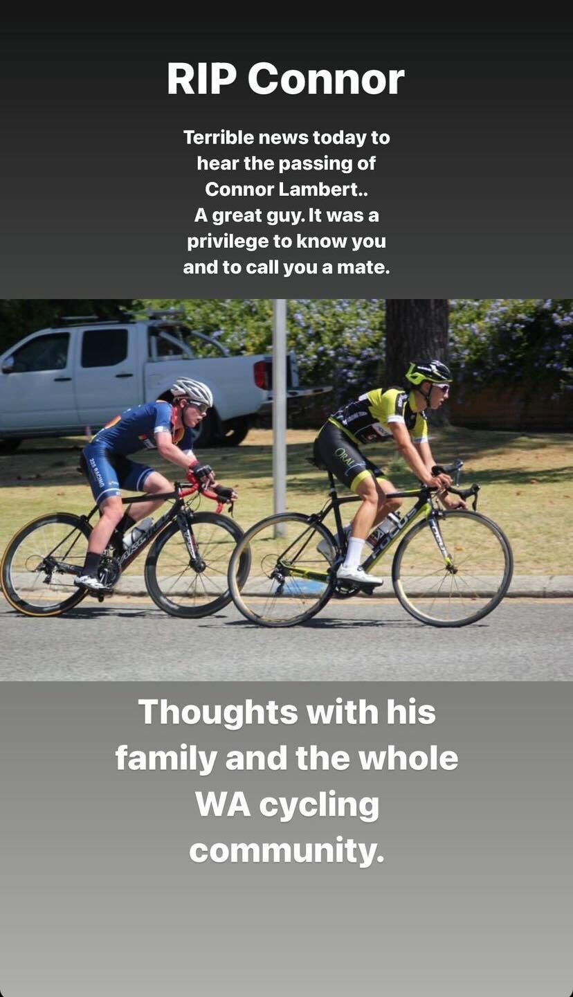 Jai Hindley rend hommage à Connor Lambert