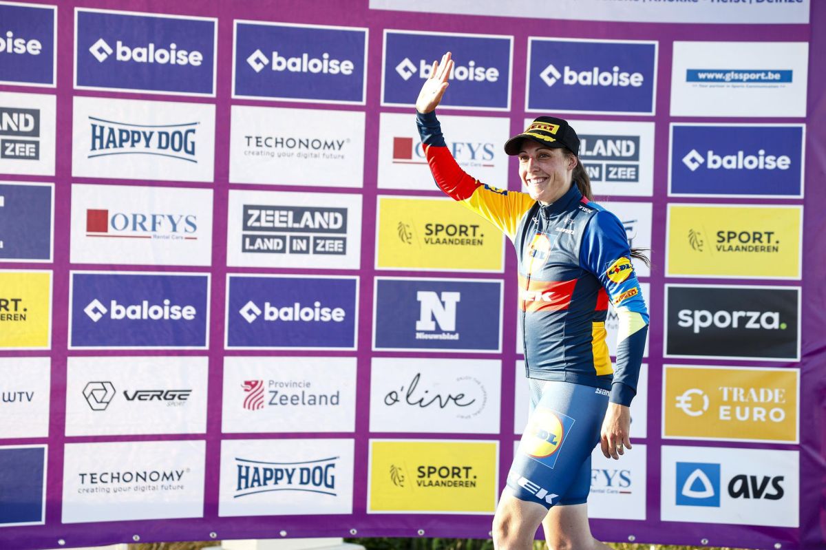Lucinda Brand won the GC title at 2023 Baloise Ladies Tour