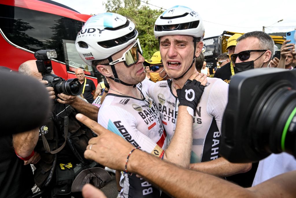 Matej Mohorič (Bahrain Victorious) a donné une interview émouvante après avoir remporté l'étape 19 du Tour de France