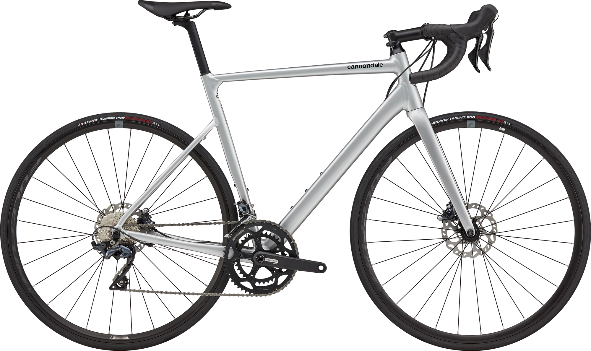 Un vélo gris clair sur un fond blanc.