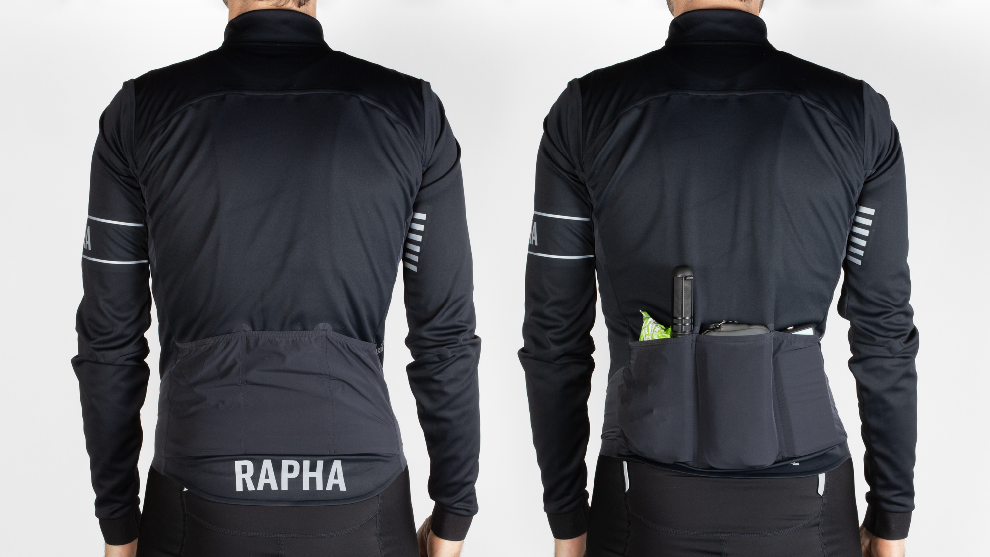 Maillot Rapha Pro Team Gore-Tex Infinium à manches longues double vue arrière