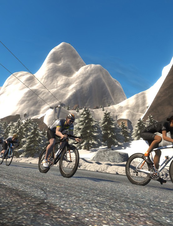 Les montagnes de Watopia