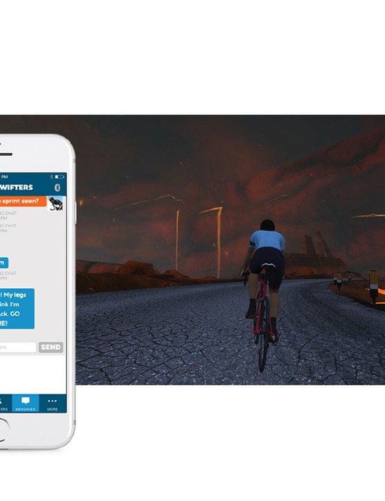 L'application Mobile Link de Zwift