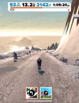 Zwift a récemment ajouté une montagne massive pour tester votre courage