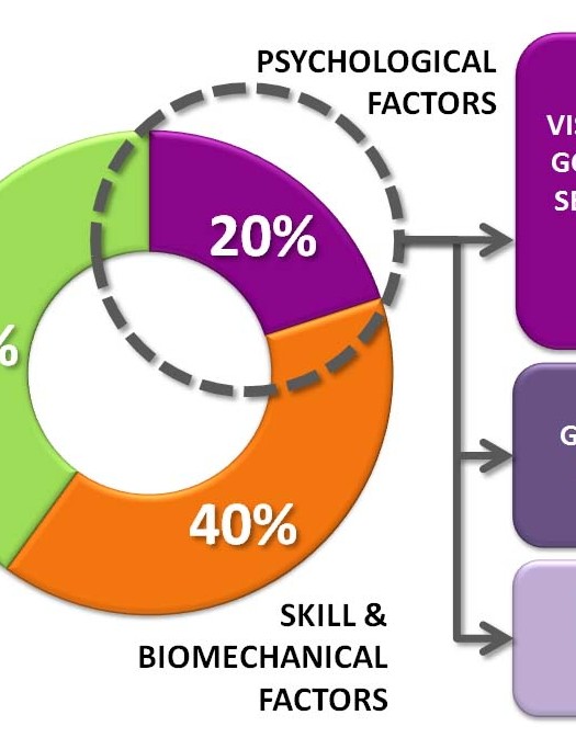 L'étude du professeur Lane a révélé que 20% des performances sportives proviennent de facteurs psychologiques