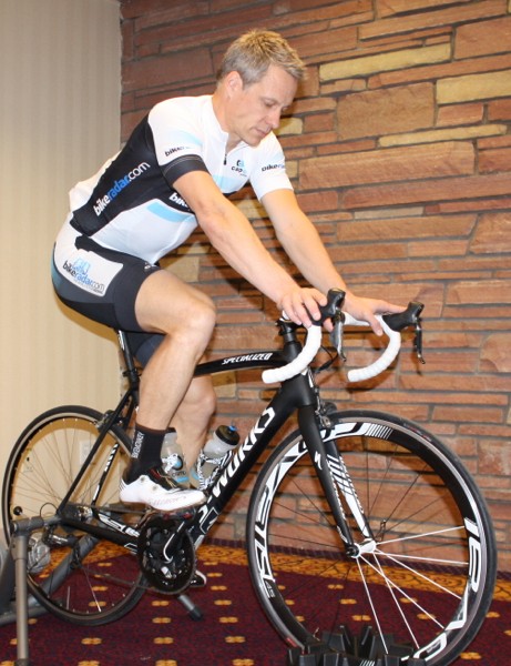 Nous avons utilisé une roue PowerTap SL+ pour mesurer la puissance dans les deux tests