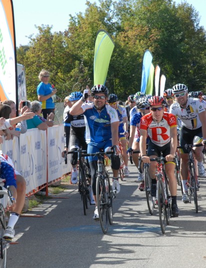 L'arrivée très disputée de la course 2011