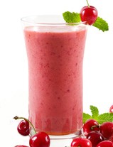 Smoothie aux cerises