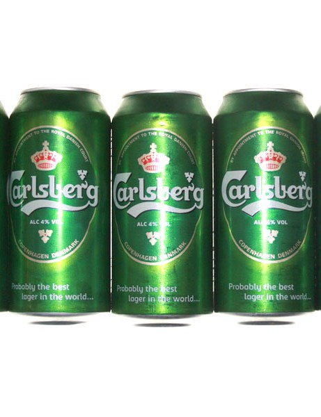 Cinq canettes de cette bière blonde contiennent près de 1000 calories