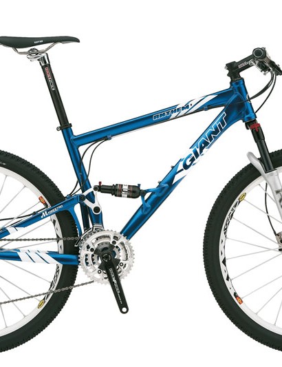 L'Anthem de Giant est l'exemple parfait d'un vélo de course XC tout suspendu rapide de 3 pouces.