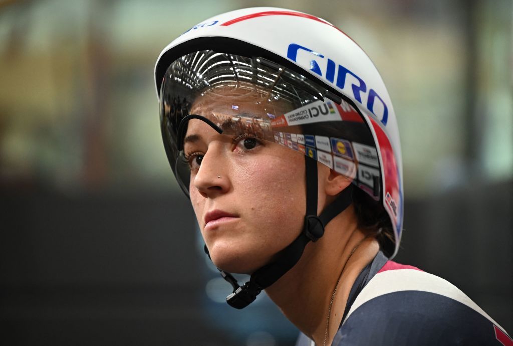 UCI Cycling World Championships: American Chloe Dygert prepares to take part in a womens Elite Individual Pursuit qualification