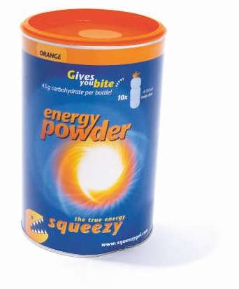 Examen de la poudre Squeezy Energy