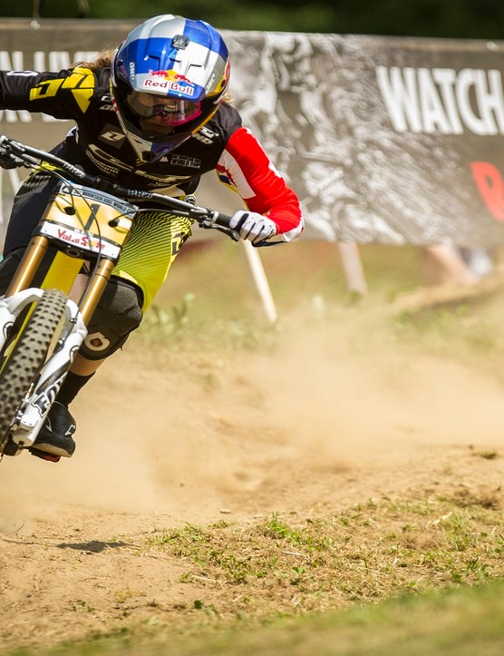Rachel Atherton à Trento, Italie en 2013