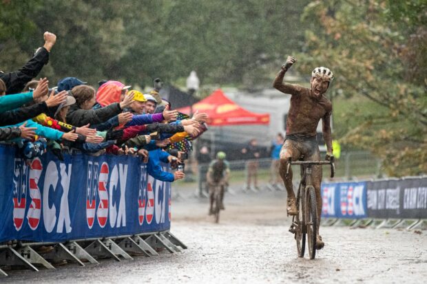 Curtis White (Steve Tilford Foundation) wins C2 race at Charm City Cross