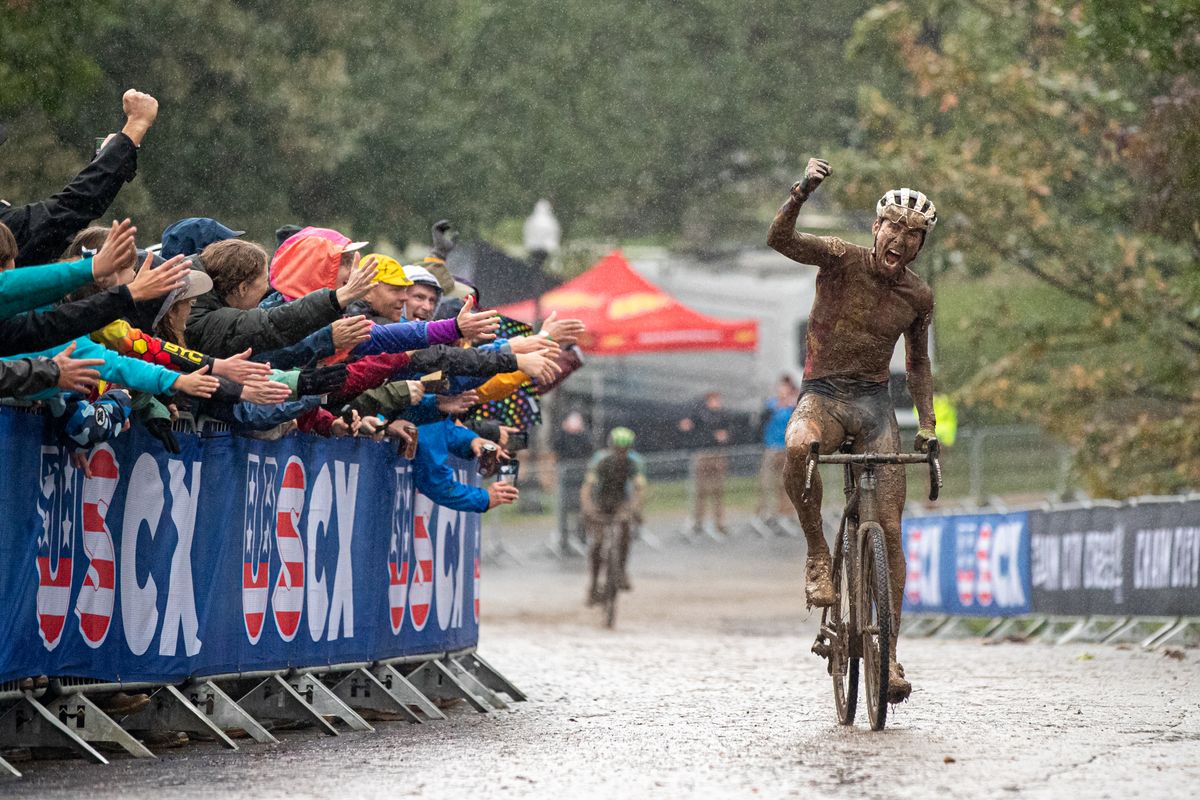 Curtis White (Steve Tilford Foundation) wins C2 race at Charm City Cross