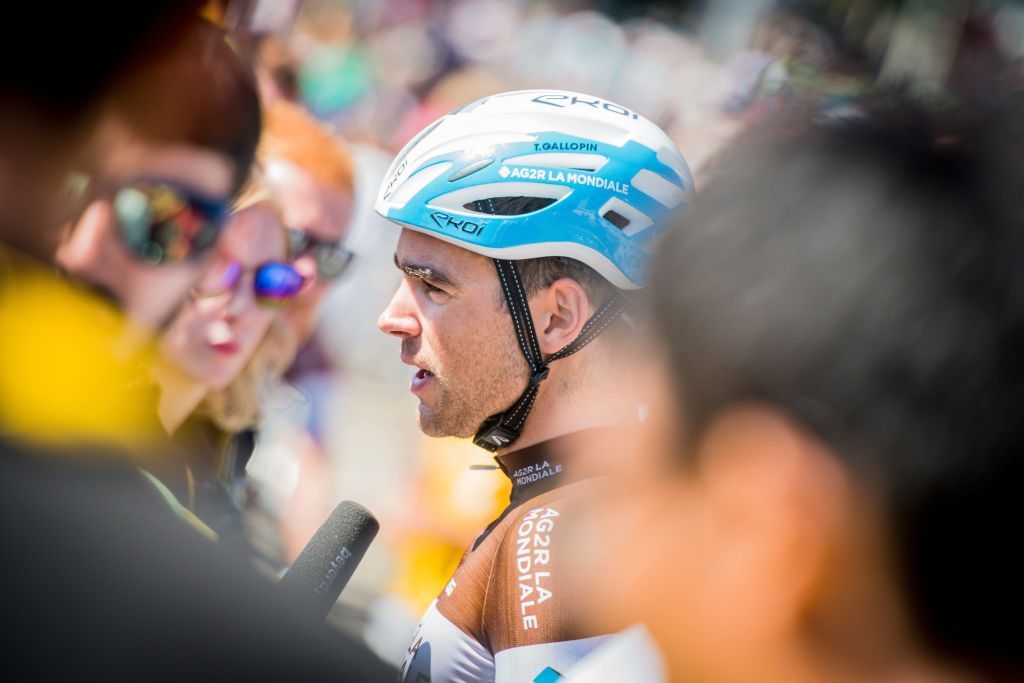 QUIMPER, FRANCE - JULY 11: Tony Gallopin of team AG2R LA MONDIALE during the stage 05 of the Tour de France 2018 on July 11, 2018 in Quimper, France. (Photo by James Startt/Agence Zoom/Getty Images)