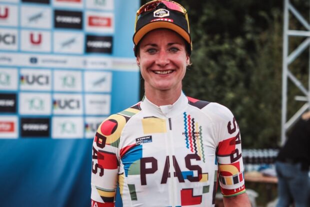 UCI Gravel World Series 2023: Marianne Vos after winning the Gravel Grit n Grind in Sweden