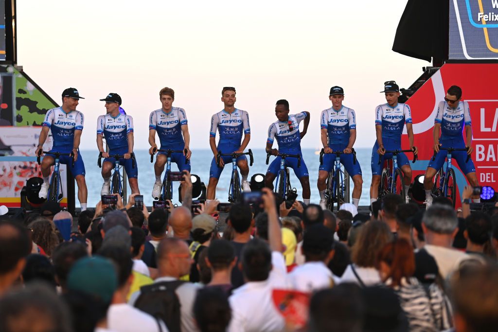 Vuelta a España 2023: Two of the eight Jayco-AlUla riders that lined up for this year