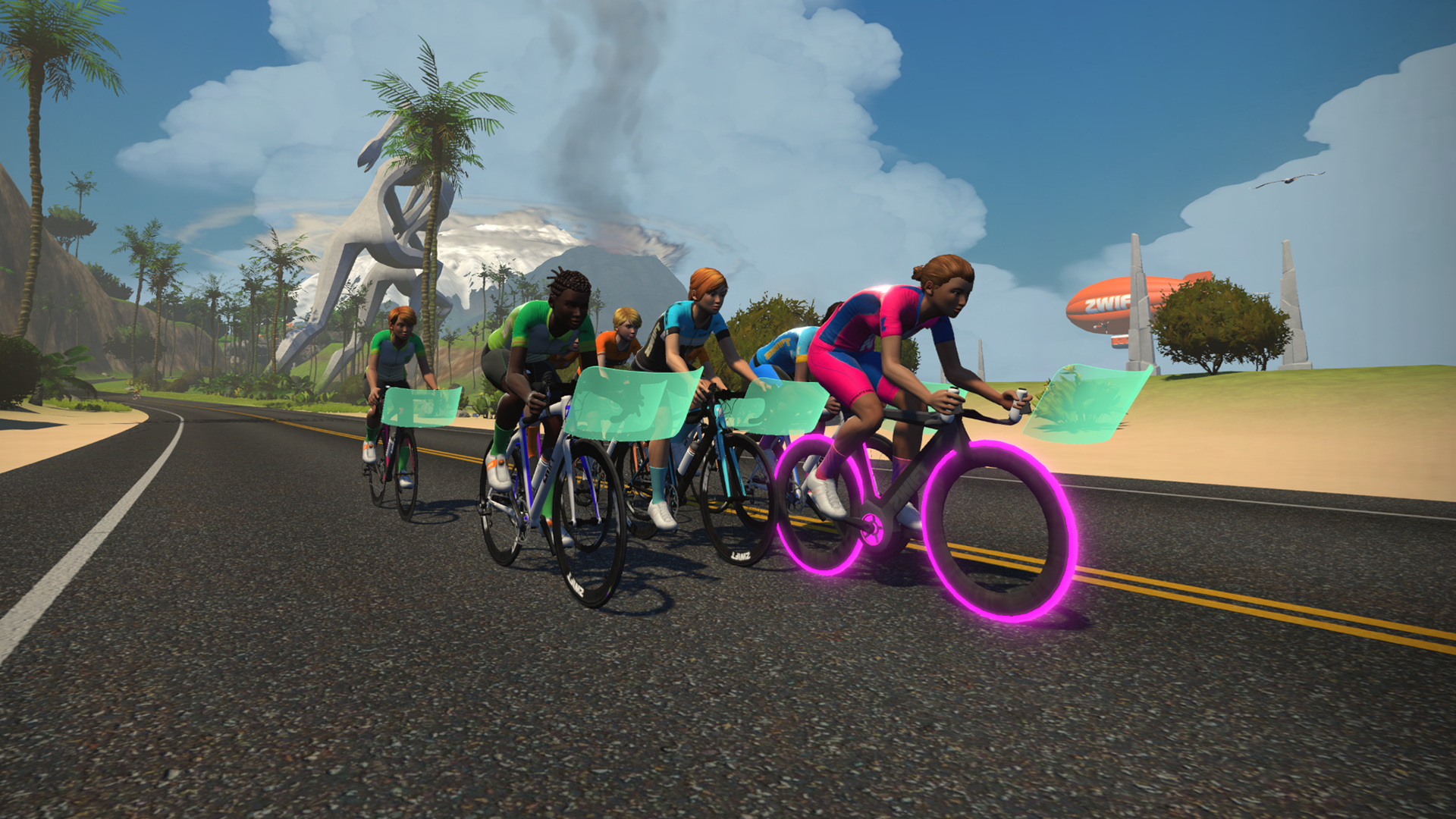 Club d'entraînement féminin Zwift