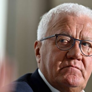 QuickStep Alpha Vinyl CEO Patrick Lefevere pictured during a press conference of the AG Insurance NXTG cycling team in Gent Belgium Monday 21 March 2022 BELGA PHOTO ERIC LALMAND Photo by ERIC LALMAND BELGA MAG Belga via AFP Photo by ERIC LALMANDBELGA MAGAFP via Getty Images