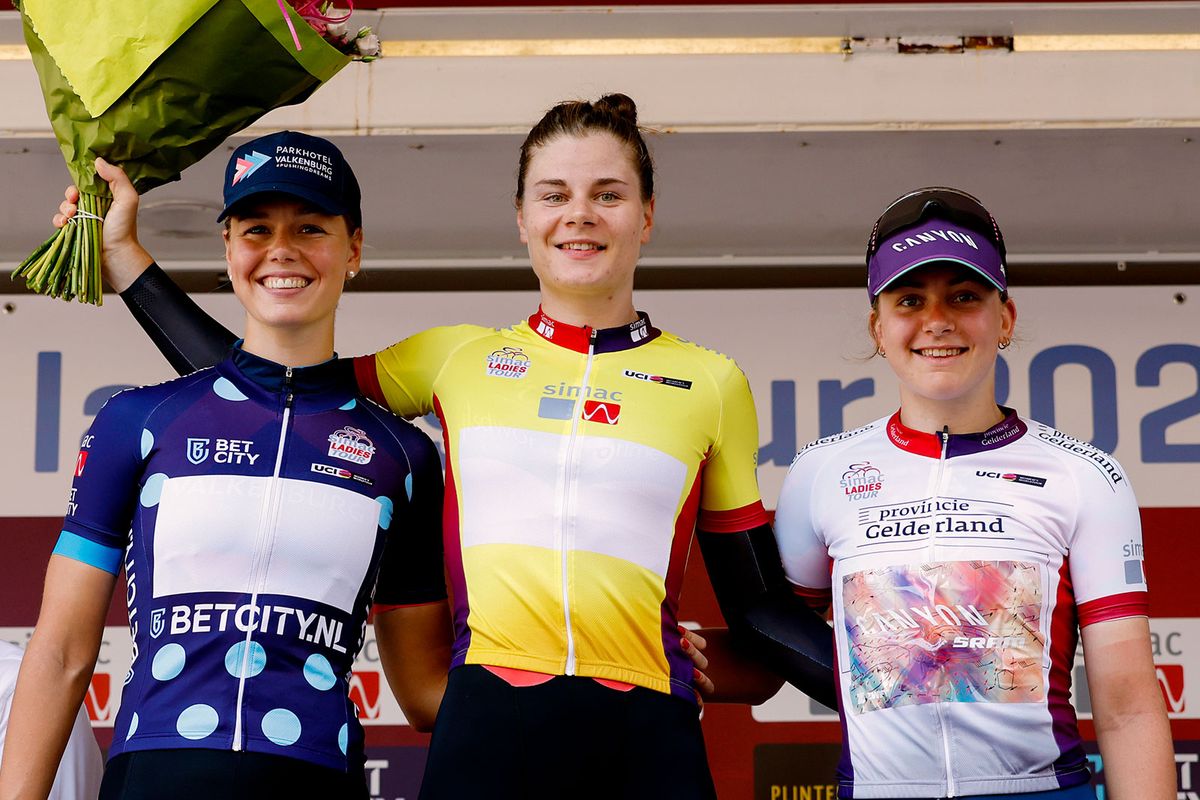 Lotte Kopecky (SD Worx) tops the Simac Ladies Tour GC standings after Thursday