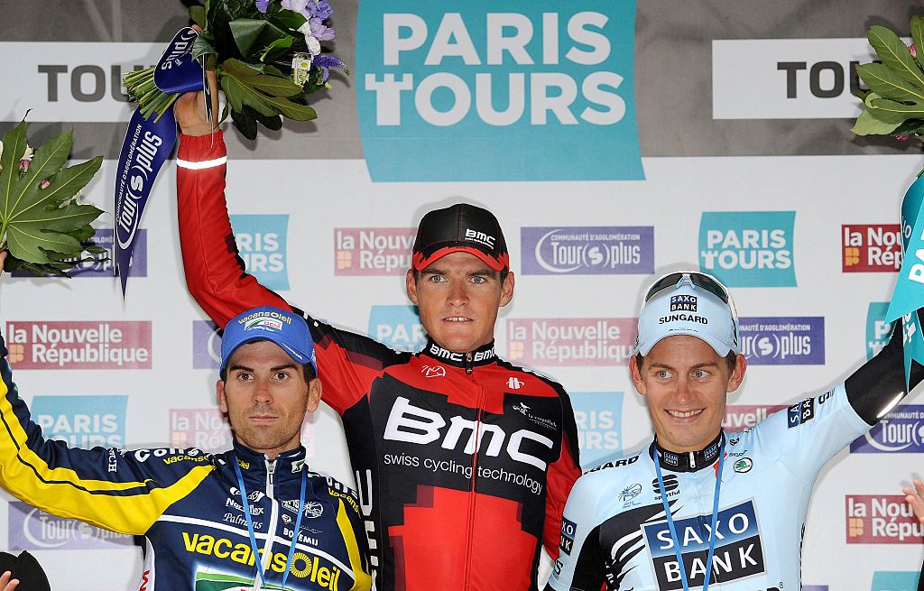 Paris-Tours 2011: Greg Van Avermaet celebrates his first major one-day win