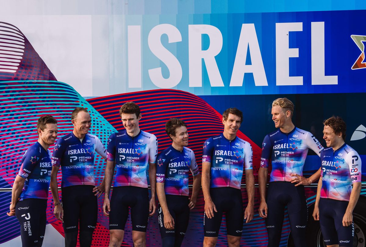 The Israel Premier Tech riders show off their 2023 racing kit