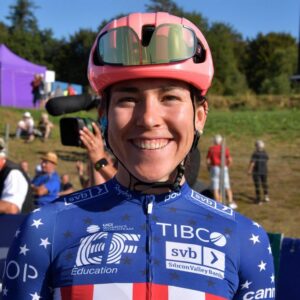 Emma Langley, who won the US Pro road championship in 2022, raced for three seasons with EF Education-TIBCO-SVB
