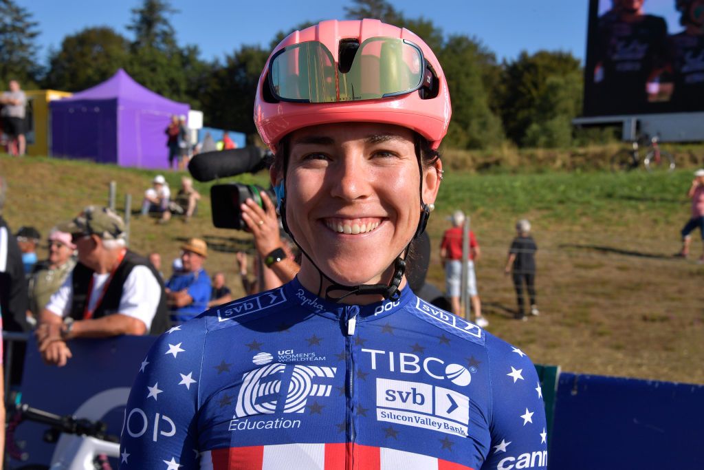 Emma Langley, who won the US Pro road championship in 2022, raced for three seasons with EF Education-TIBCO-SVB