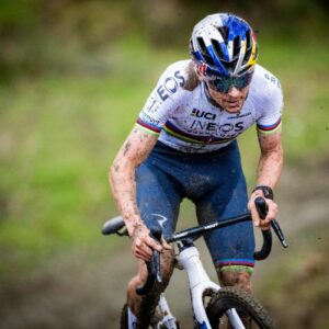 Tom Pidcock in the Cyclocross World Champion