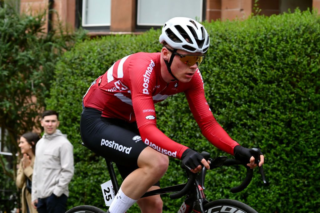 Theodor Storm in action at the UCI Road World Championships in Glasgow