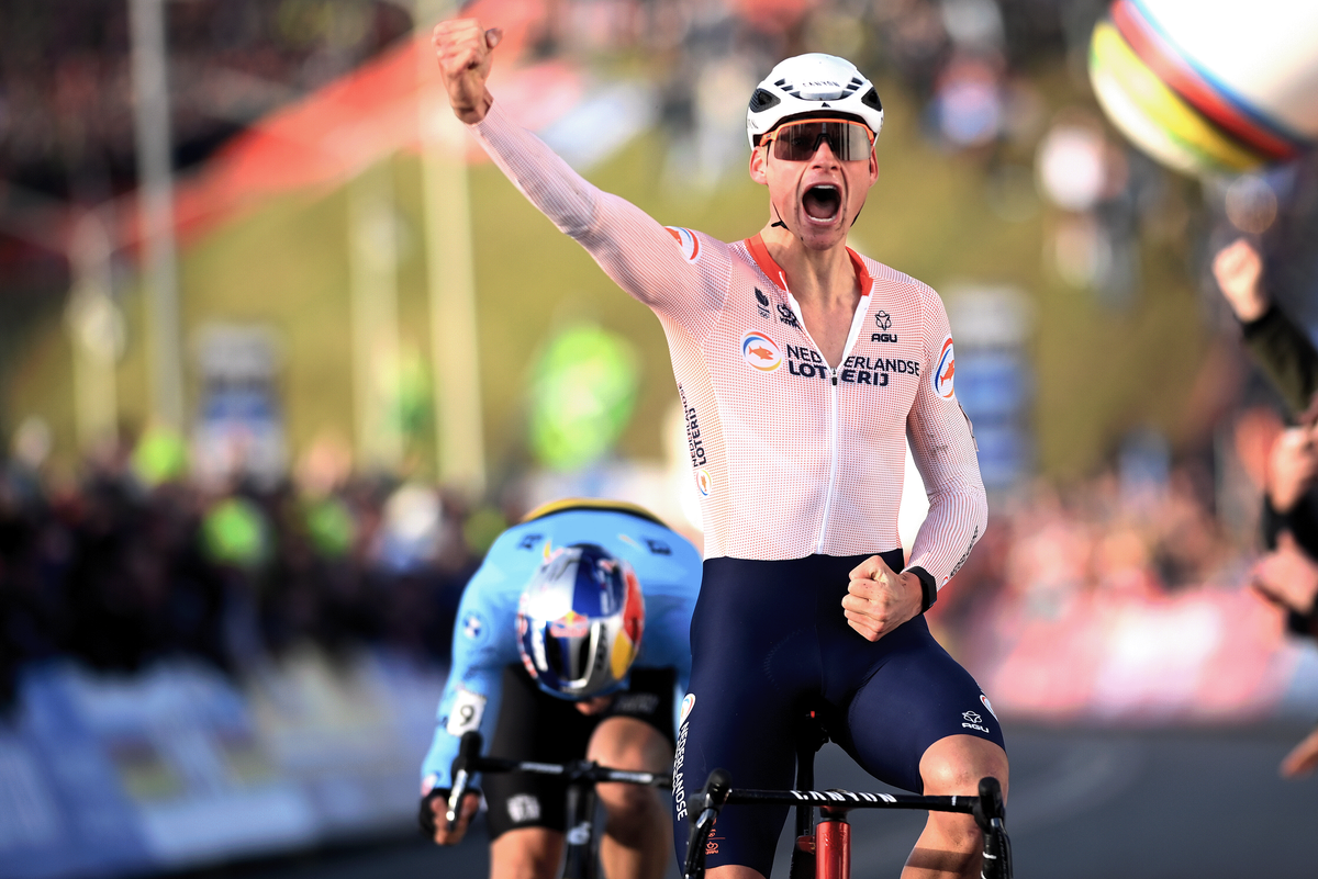 Mathieu van der Poel won his fifth cyclocross world title in Hoogerheide last season