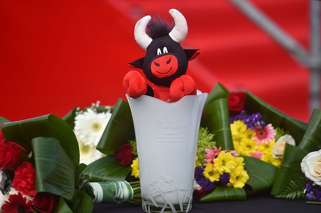 The mascot of the Vuelta a Espana