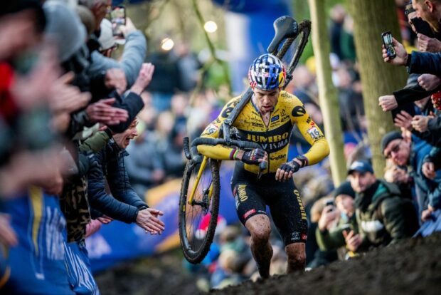 Belgian Wout van Aert pictured in action during the men