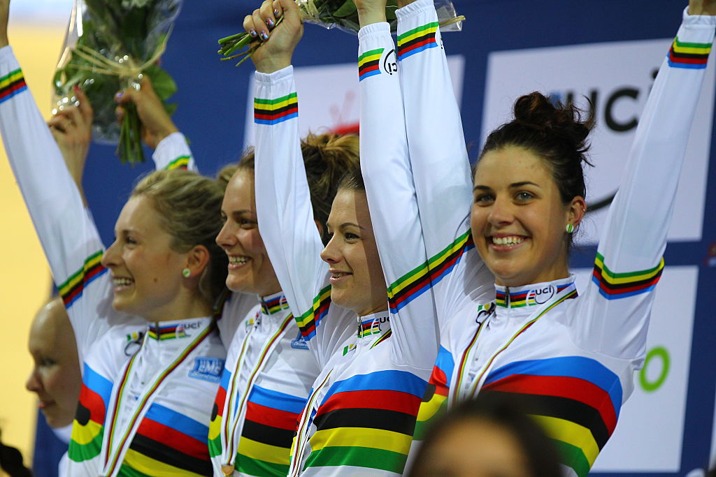 Championne du monde Melissa Dennis (née Hoskins)