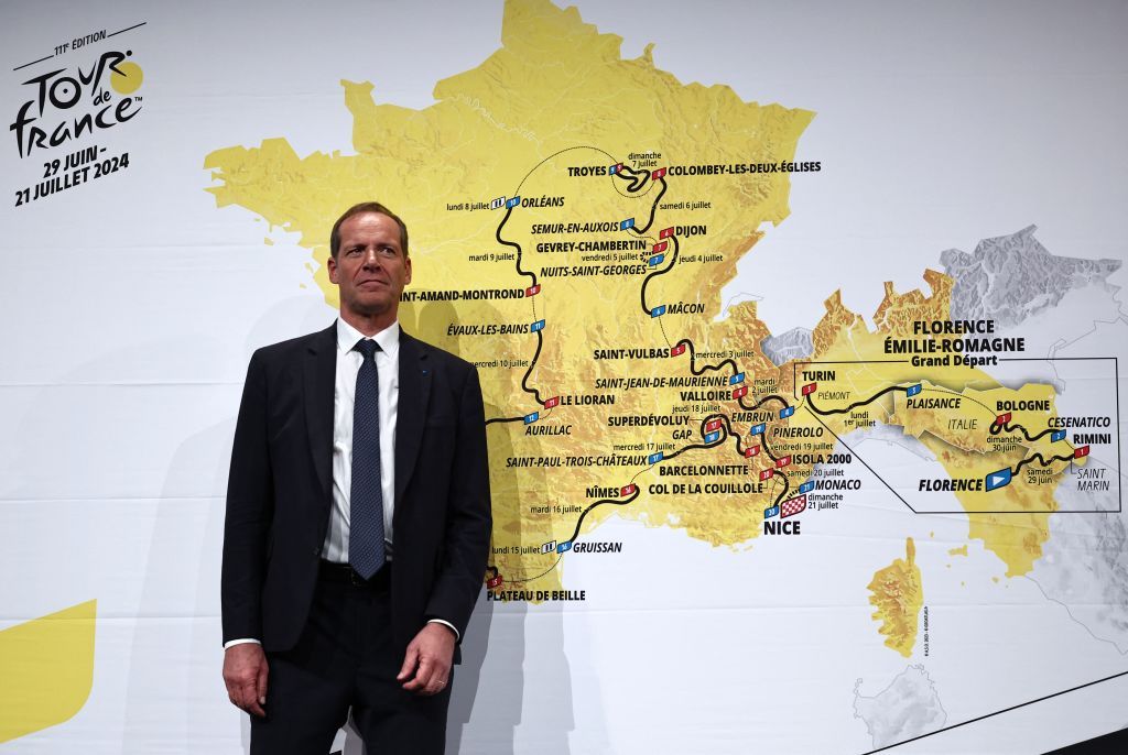2024 Tour de France presentation: race director Christian Prudhomme unveils the route